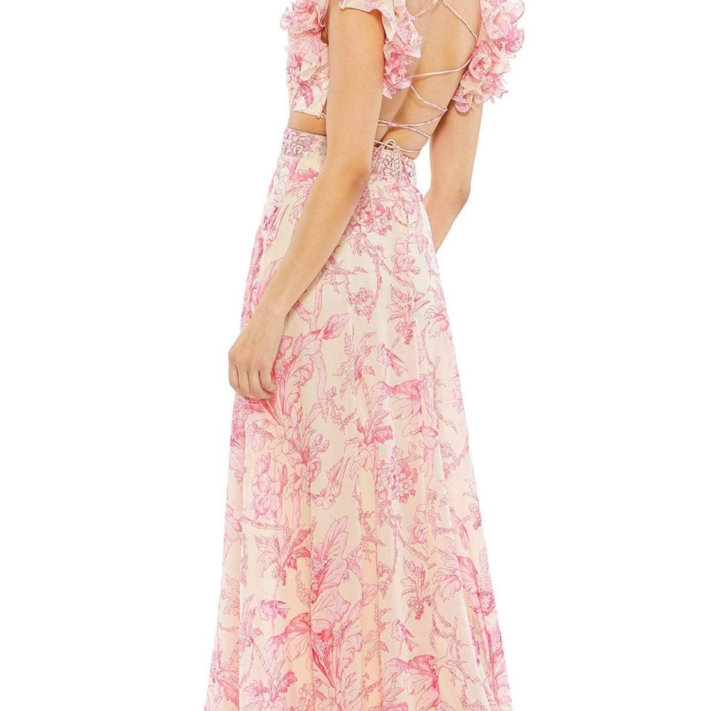 Mac Duggal 9161 - Floral Ruffled Formal Dress